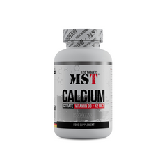 MST, Кальцій цитрат + D3 + K2, Calcium citrate Vitamin D3 + K2VITAL®, 60 таблеток (MST-16445), фото
