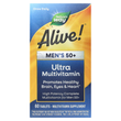 Мультивитамины для мужчин 50+ Nature's Way Alive! Men's 50+ Ultra Multivitamin - 60 таблеток