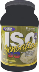 Ultimate Nutrition, ISO Sensation, Ізолят сироваткового протеїну, заморожений банан, 910 г (ULN-00293), фото