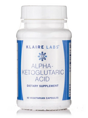 Klaire Labs, Альфа-кетоглутаровая кислота 300 мг, 60 вегетарианских капсул (KLL-13506), фото