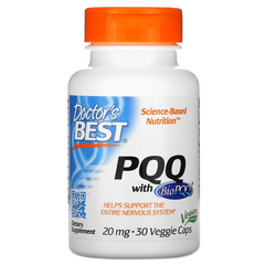 Doctor's Best, PQQ с BioPQQ, 20 мг, 30 вегетарианских капсул (DRB-00295), фото