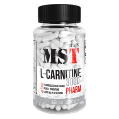 MST Nutrition, L-Карнітин, L-Carnitine, 3000, 90 капсул (MST-00007), фото