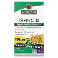 Nature's Answer, Босвеллія, 400 мг, 90 вегетаріанських капсул (NTA-16366), фото