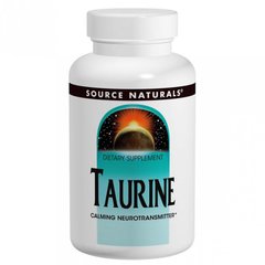Таурин, Source Naturals, 500 мг, 60 таблеток (SNS-01280), фото
