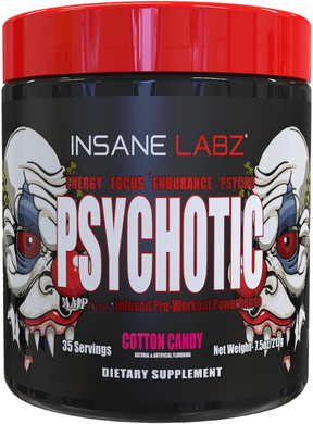 Insane Labz, Psychotic, 35 порцій, Cotton Candy, 212 г (INL-24600), фото