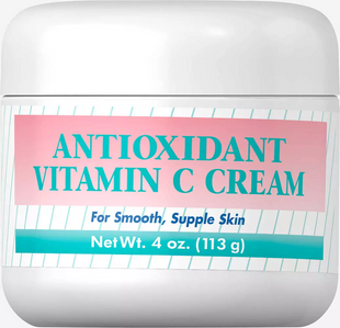 Антиоксидантний крем з вітаміном С, Antioxidant Vitamin C Cream, Puritan's Pride, 113 г (PTP-76105), фото