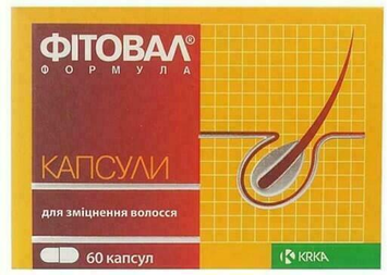 Fitoval Formula для укрепления волос - 60 капсул, фото