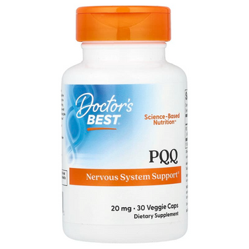 Doctor's Best, PQQ с BioPQQ, 20 мг, 30 вегетарианских капсул (DRB-00295), фото