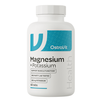 Магний + Калий Ostrovit Magnesium + Potassium - 60 таблеток, фото