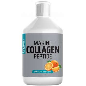 Морской коллаген Sporter Marine Collagen Peptide | апельсин - 500 мл, фото