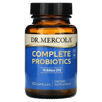 Dr. Mercola, Комплексні пробіотики, 70 млрд КУО, 30 капсул (MCL-01318), фото