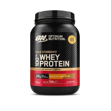 (EU) Сывороточный протеин Optimum Nutrition Gold Standard 100% Whey | Шоколадная арахисовая паста - 768 г, фото
