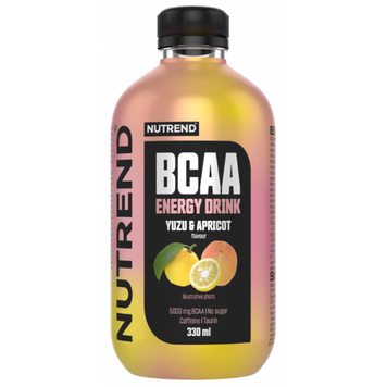 Nutrend, BCAA Energy Drink, юза + абрикос, 330 мл - 1/8 (NUT-17150), фото