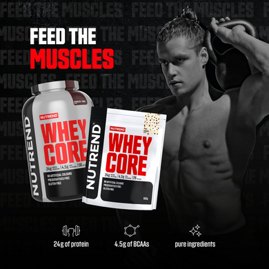 Nutrend, 100% Whey Core, шоколад-какао, 1800 г (NUT-17093), фото