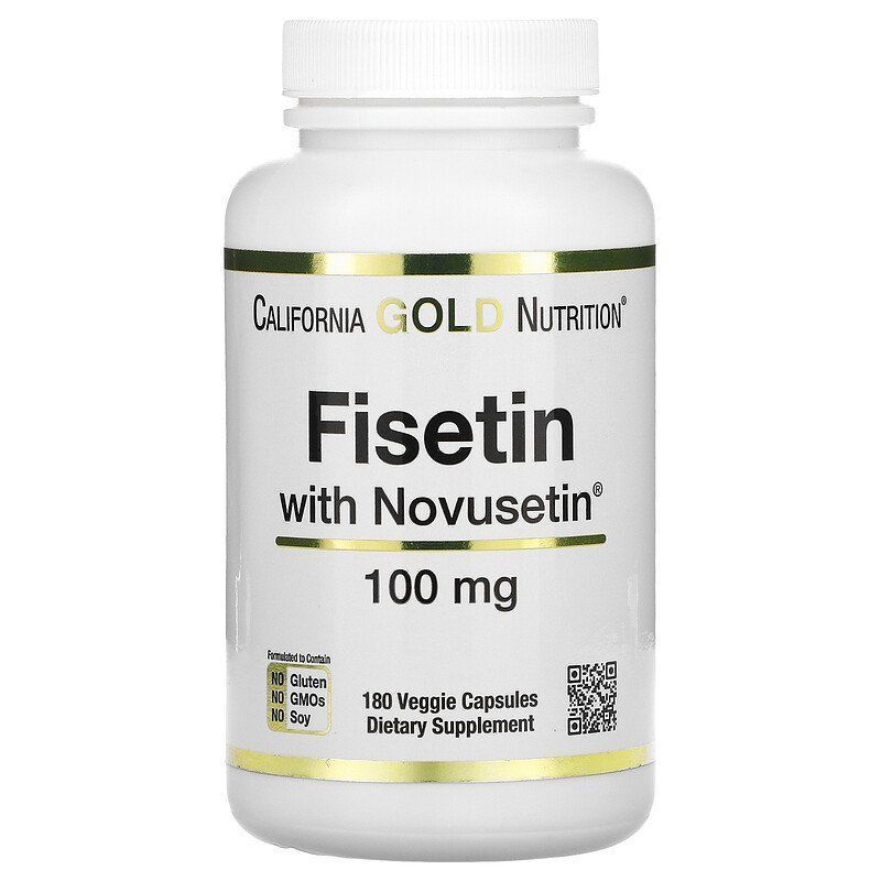 Купить California Gold Nutrition, Fisetin with Novusetin, физетин, 100 ...