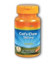 Кошачий Коготь, Cat's Claw, Thompson, 500 мг, 60 капсул (THO-19072), фото