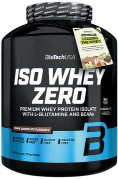 Ізолят сироваткового протеїну Biotech Iso Whey Zero | тірамісу - 1816 г, фото