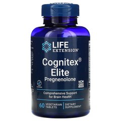 Life Extension, Прегненолон Elite Cognitex, 60 вегетарианских таблеток (LEX-23976), фото