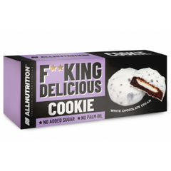 Allnutrition, Fucking Delicious cookie, крем + білий шоколад, 128 г (ALL-74044), фото