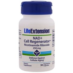 Никотинамид рибозид, Nicotinamide Riboside, Life Extension, 250 мг, 30 капсул, (LEX-21443), фото