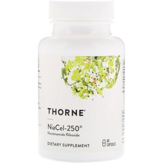 Нікотинамід рібозід, Nicotinamide Riboside, Thorne Research, 250 мг, 60 капсул, (THR-00633), фото