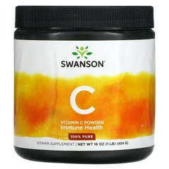 Swanson, Витамин C в порошке, 1000 мг, 454 г (SWV-11130), фото