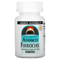 Source Naturals, Advanced Ferrochel, покращена формула, 180 таблеток (SNS-01456), фото