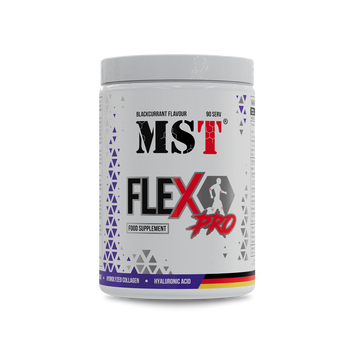 MST Flex Pro, Комплекс для суглобів з колагеном, чорна смородина, 90 порцій, 945 г (MST-16483), фото