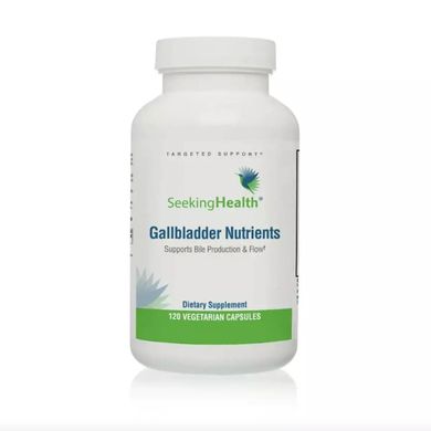 Seeking Health, Поживні речовини для жовчного міхура, Gallbladder Nutrients, 120 вегетаріанських капсул (SKH-52151), фото