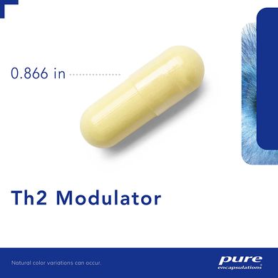 Модулятор Т-хелперів 2 (Th2) для модуляції імунної відповіді Th2 і балансу Th1 / Th2, Modulator, Pure Encapsulations, 120 капсул (PE-02203), фото