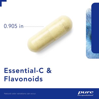 Ester-C и флавоноиды, Ester-C® & flavonoids, Pure Encapsulations, 90 капсул (PE-01668), фото