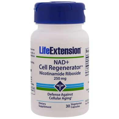 Нікотинамід рібозід, Nicotinamide Riboside, Life Extension, 250 мг, 30 капсул, (LEX-21443), фото