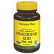 Nature's Plus NAP-02030 Пантотенова кислота (B5), Pantothenic Acid, Natures Plus, 500 мг, 90 таблеток (NAP-02030) 1