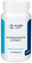 Ашвагандха, экстракт, Ashwagandha Extract, Klaire Labs, 300 мг, 60 капсул (KLL-00168), фото