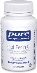 Харчова добавка, OptiFerin-C, Pure Encapsulations, 60 капсул (PE-00827), фото