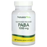 Nature's Plus NAP-02100 NaturesPlus, ПАБК із уповільненим вивільненням, 1000 мг, 60 таблеток (NAP-02100)
