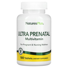 NaturesPlus, Ultra Prenatal, мультивітаміни для вагітних, 180 таблеток (NAP-03085), фото