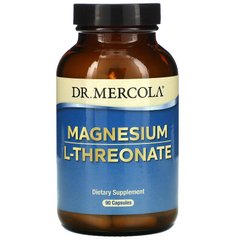 Dr. Mercola, L-треонат магнію, 2000 мг, 90 капсул (MCL-01778), фото
