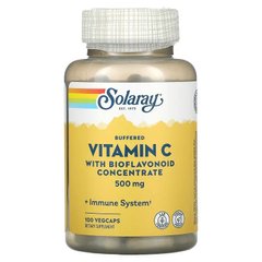 Solaray, Витамин C с концентратом биофлавоноидов, 500 мг, 100 капсул с оболочкой из ингредиентов растительного происхождения (SOR-04420), фото