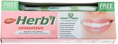 Набір "Sensitive", Herb`l, Dabur, 150 г + щітка (DBR-71172), фото