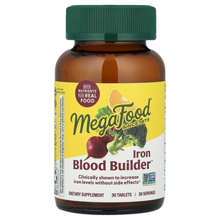 MegaFood, Blood Builder, 30 таблеток (MGF-10170), фото