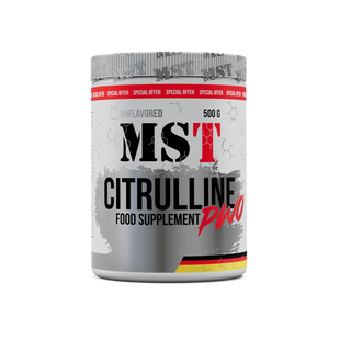 MST, Citrulline RAW, Цитрулін, 4000 мг, без смаку, 500 г (MST-16084), фото