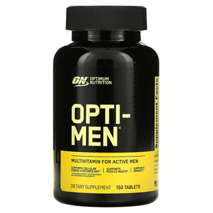 Вітамінний комплекс для чоловіків (Оpti-Men), Optimum Nutrition, 150 таблеток (OPN-05227), фото