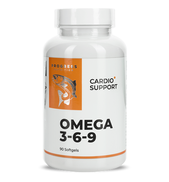 Омега 3-6-9 + вітамін E Progress Nutrition Omega 3-6-9 + Vit. E - 90 капсул, фото