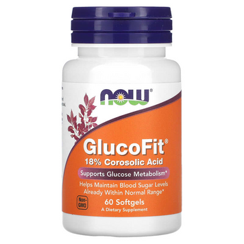 GlucoFit NOW Foods GlucoFit - 60 м&rsquo;яких капсул, фото