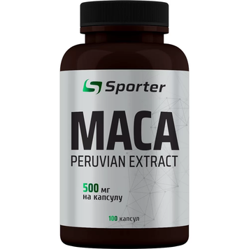 Мака 500 мг Sporter Maca - 100 капсул, фото