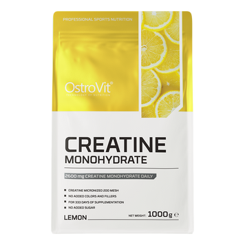 Креатин моногидрат OstroVit Creatine Monohydrate | лимон - 1000 г, фото