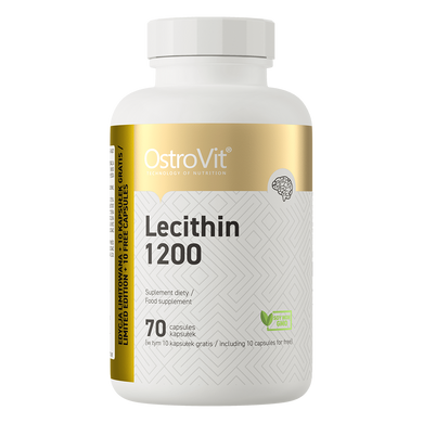 Ostrovit, Лецитин, Lecithin 1200 мг, 70 капсул (OST-61860), фото