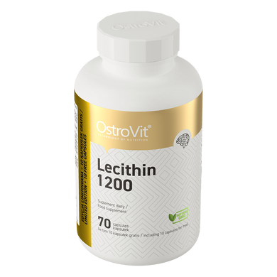 Ostrovit, Лецитин, Lecithin 1200 мг, 70 капсул (OST-61860), фото