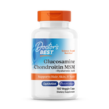 Глюкозамін, хондроїтин, МСМ і гіалуронова кислота з OptiMSM&reg; і BioCell Collagen&reg; Doctor's Best Glucosamine Chondroitin MSM - 150 капсул, фото